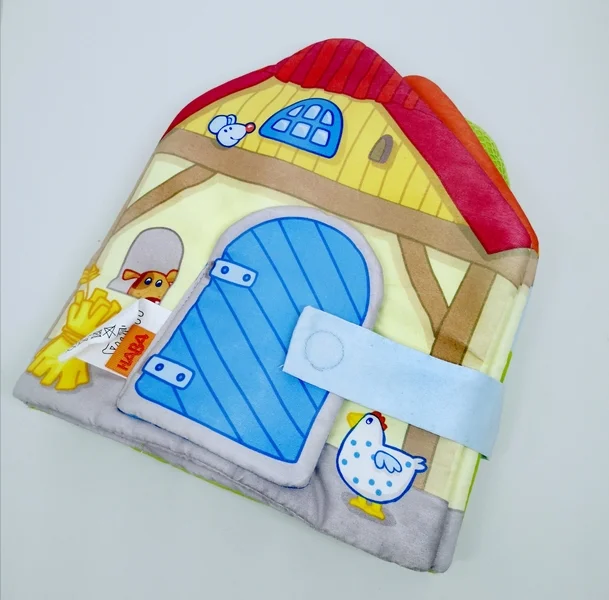 Livre en tissu les amis de la ferme