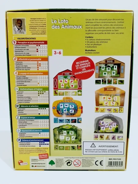 Le loto des animaux Lisciani