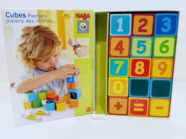 Cubes Premiers plaisirs des chiffres HABA