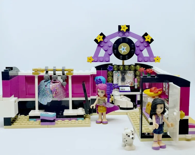 La loge de la chanteuse Lego Friends 41104