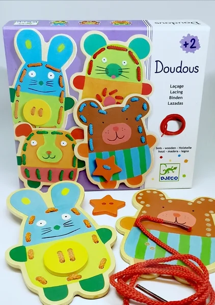 Jeu de laçage Doudous DJECO