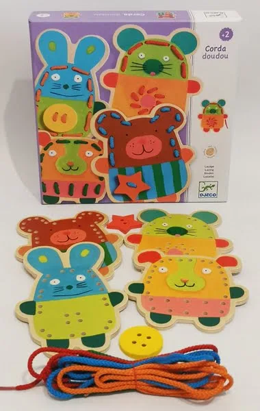 Jeu de laçage Doudous DJECO