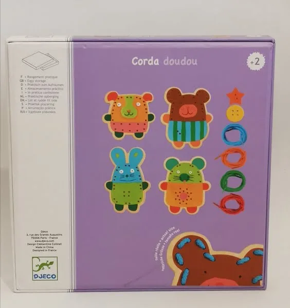 Jeu de laçage Doudous DJECO