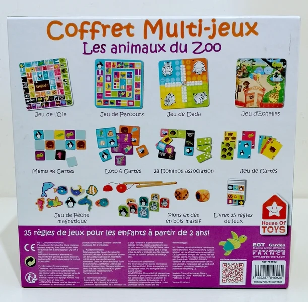 Coffret Multi jeux House of Toys