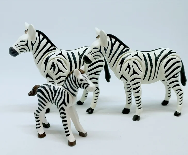 Couple de zèbres avec bébé Playmobil 70356