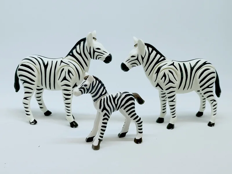 Couple de zèbres avec bébé Playmobil 70356