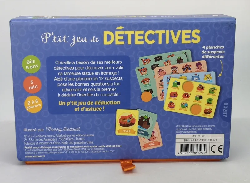 P'tit jeu de détectives Auzou