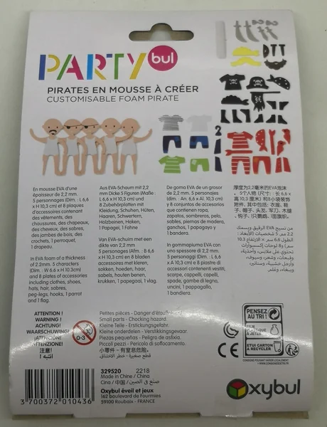 Personnages en mousse à créer Partybul