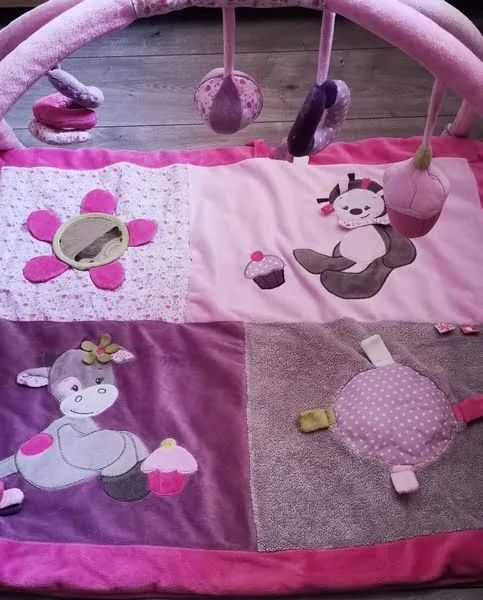 Tapis d'éveil avec arche Manon et Alizée NATTOU