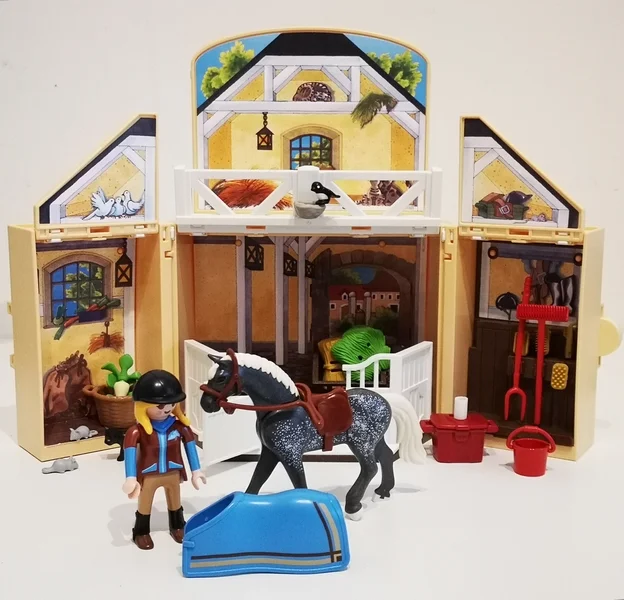Coffret écurie Playmobil 5418