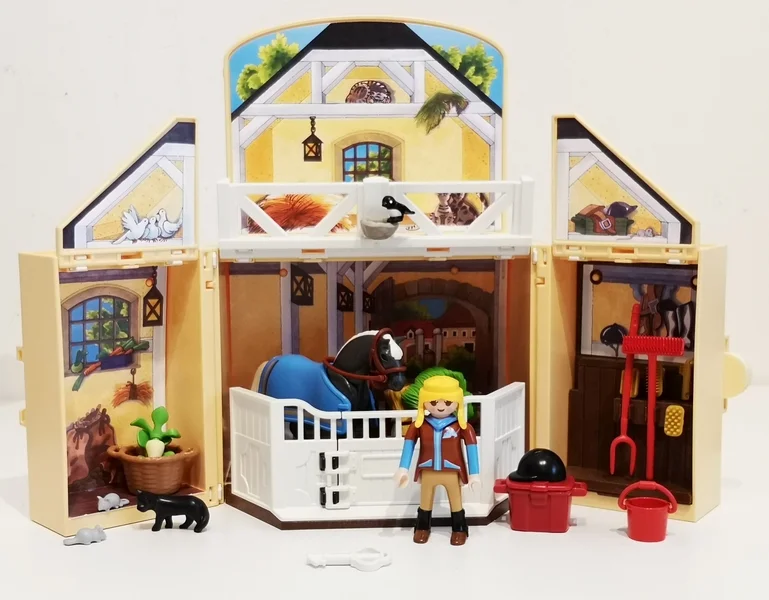 Coffret écurie Playmobil 5418