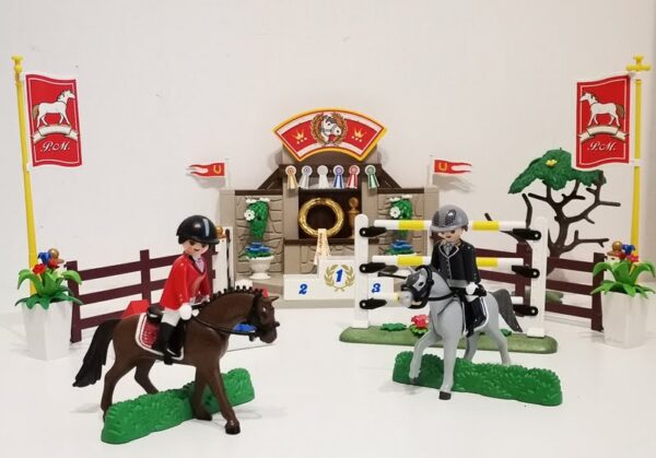 Piste d'obstacles hippiques Playmobil 5224