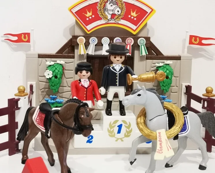 Piste d'obstacles hippiques Playmobil 5224