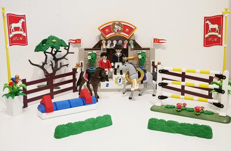 Piste d'obstacles hippiques Playmobil 5224