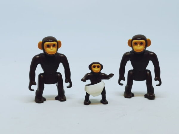 Couple de chimpanzés avec bébé Playmobil 6650