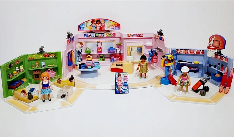 Galerie Marchande Playmobil 9078 - Set De Construction Occasion - Réf. 59