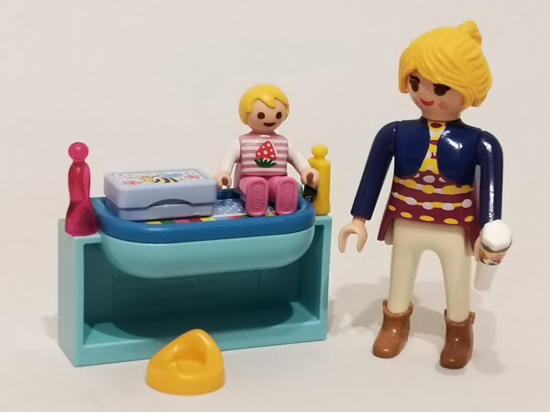 Playmobil 2 figurines femme et enfant - Playmobil