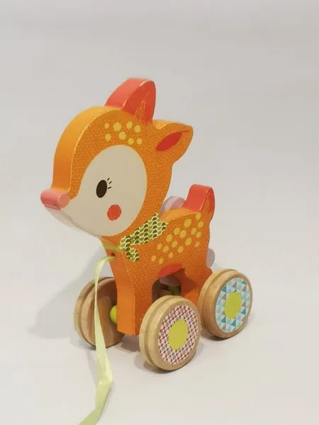 Faon-faron et son copain lapin à traîner DJECO