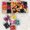 Assortiment de perles en bois
