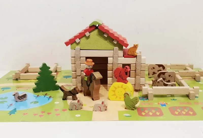 Ma première petite ferme en bois Jeujura