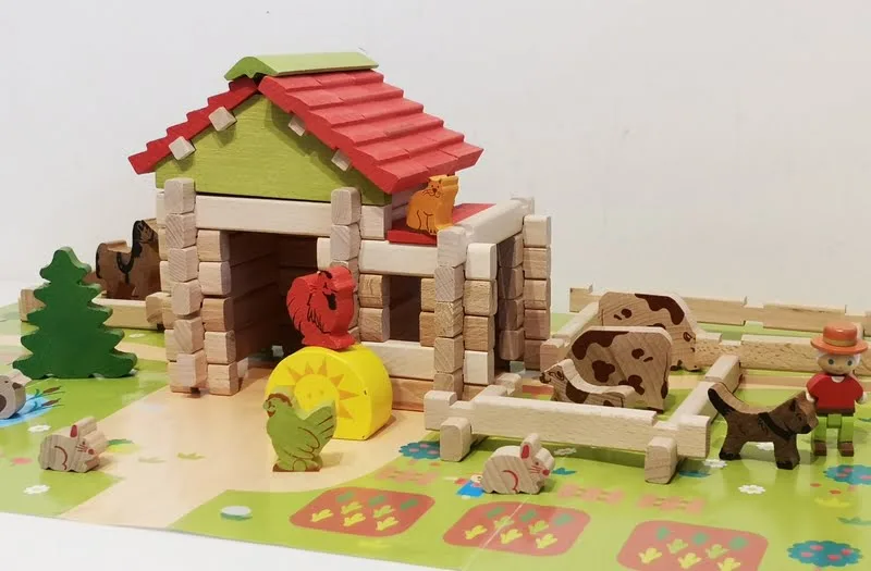 Ma première petite ferme en bois Jeujura