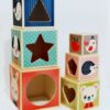 Pyramide 6 cubes Baby Forest Janod