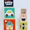 Pyramide 6 cubes Baby Forest Janod