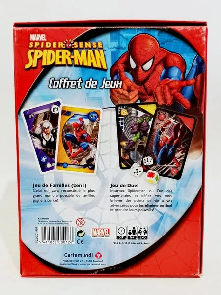 Coffret de jeux Spider-Man Cartamundi
