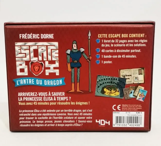 Escape Box L'antre du dragon Dragon d'or