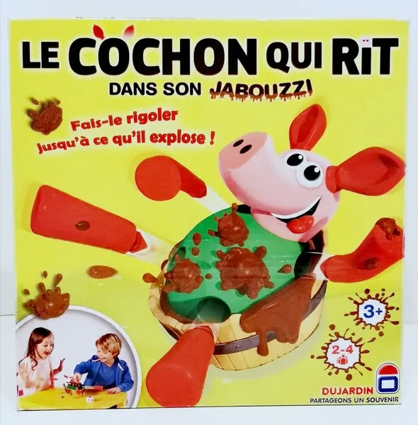 Le cochon qui rit dans son jabouzzi Dujardin