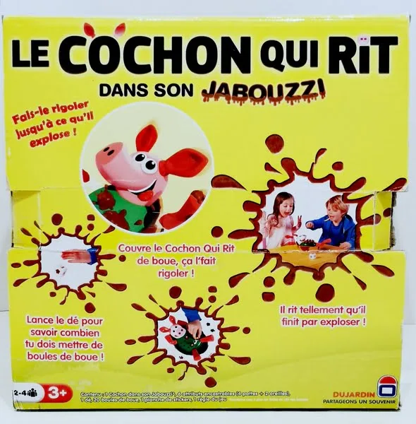 Le cochon qui rit dans son jabouzzi Dujardin