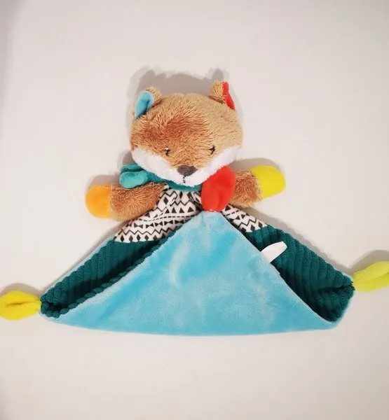 Doudou plat Renard Mots d'enfants