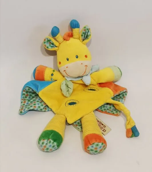 Doudou plat Girafe Jungle Nicotoy