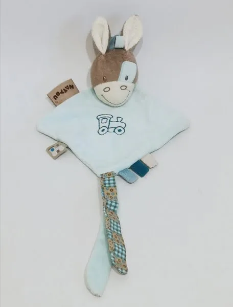 Doudou plat Tim le cheval Nattou
