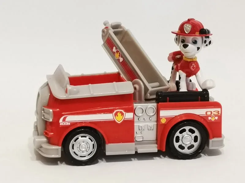 Véhicule et Figurine Marcus La Pat'Patrouille