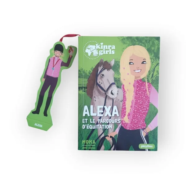 Alexa et le parcours d'équitation Kinra girls