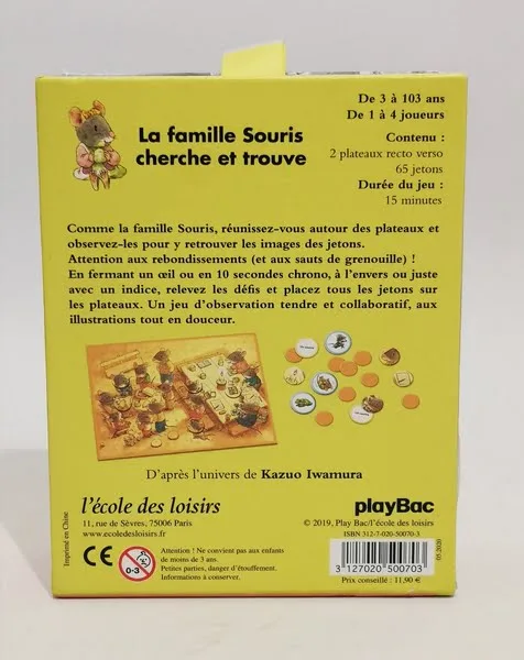La famille Souris cherche et trouve Playbac