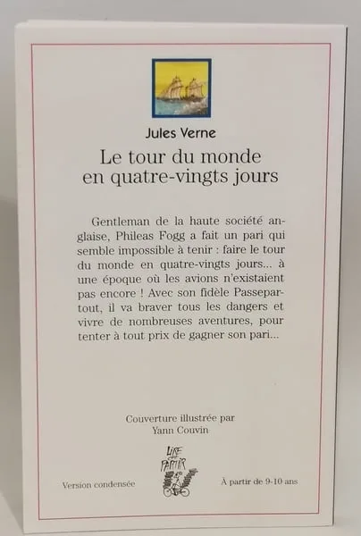Jules Vernes Le tour du monde en quatre-vingts jours Lire c'est partir