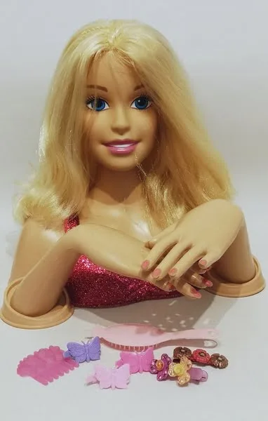 Tête à coiffer Barbie Mattel