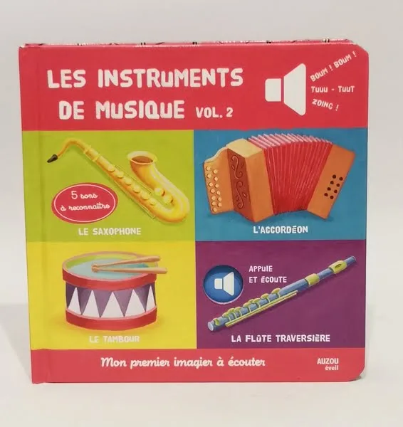 Les instruments de musique Auzou éveil