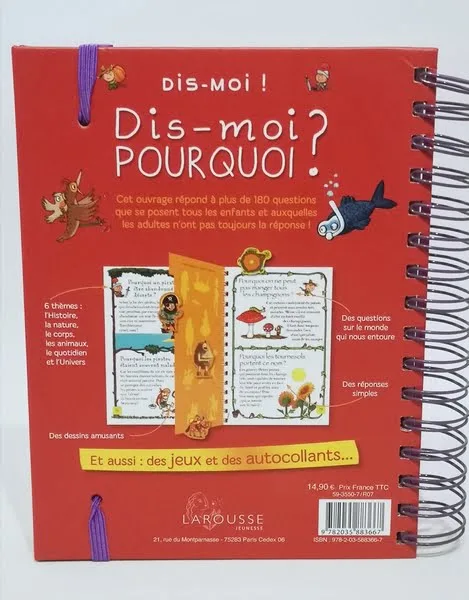 Dis-moi pourquoi Larousse Jeunesse