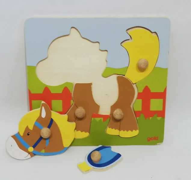 Puzzle en bois Cheval GOKI