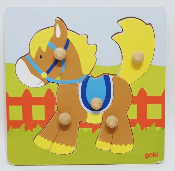 Puzzle en bois Cheval GOKI