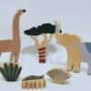 Set de 12 animaux en bois Safari Ferm Living