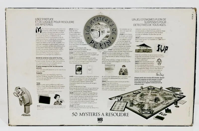 Les Mystères de pékin MB Jeux