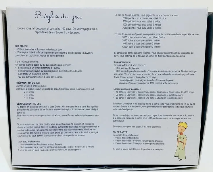 Le monde en 100 pays avec le Petit Prince Ferriot Cric