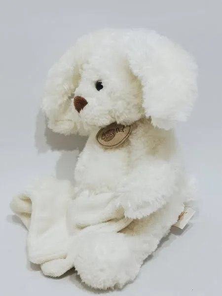 Doudou Mouchoir Lapin Blanc Baby Nat