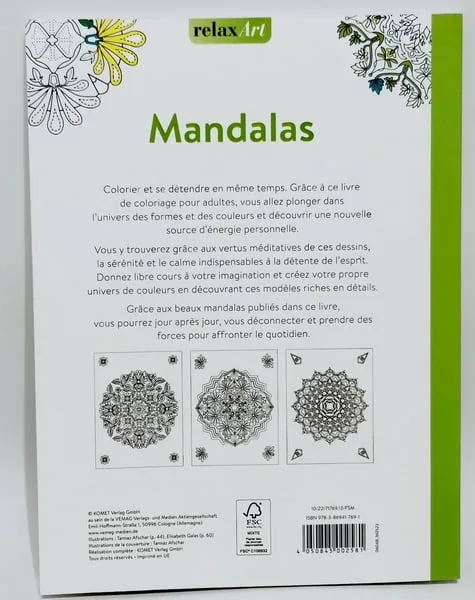 Mandalas Coloriage et détente NGV