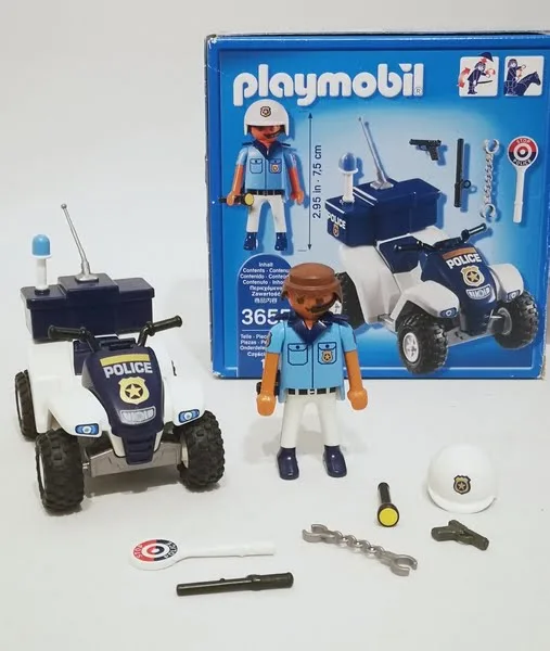 Policier avec quad PLAYMOBIL 3655