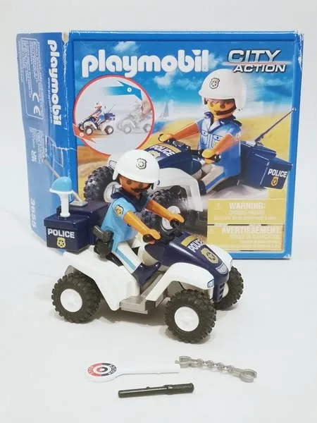 Policier avec quad PLAYMOBIL 3655